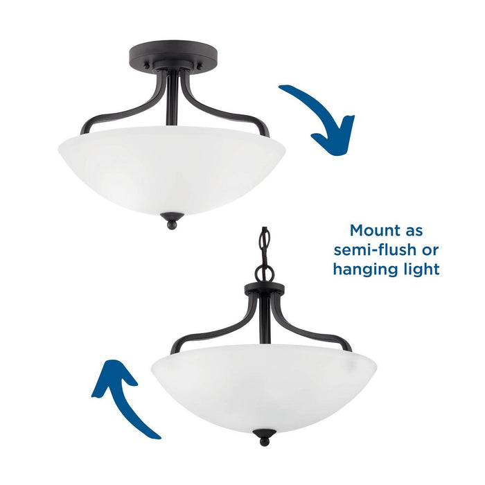 Laird Semi-Flush Mount-Semi-Flush Mts.-Progress Lighting-Lighting Design Store