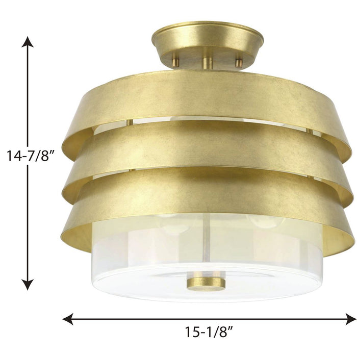 Point Dume Semi-Flush Mount-Semi-Flush Mts.-Progress Lighting-Lighting Design Store