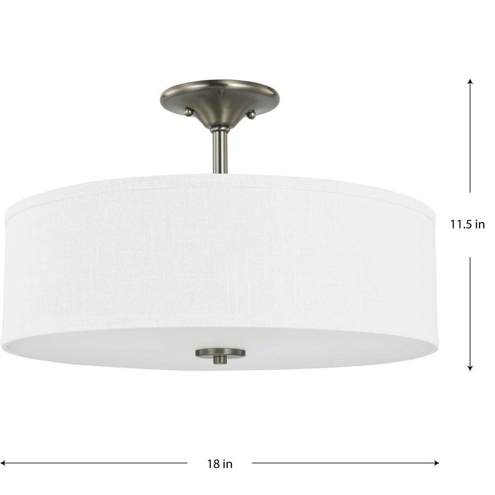 Inspire Semi Flush Mount-Semi-Flush Mts.-Progress Lighting-Lighting Design Store