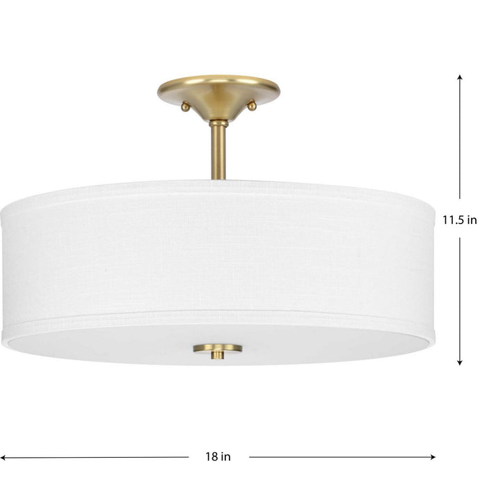 Inspire Semi-Flush Mount-Semi-Flush Mts.-Progress Lighting-Lighting Design Store