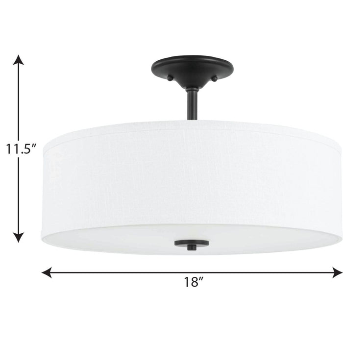 Inspire Semi Flush Mount-Semi-Flush Mts.-Progress Lighting-Lighting Design Store