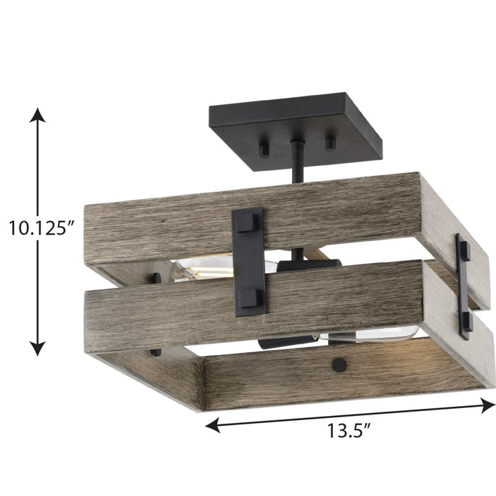 Hemsworth Semi Flush Mount-Semi-Flush Mts.-Progress Lighting-Lighting Design Store
