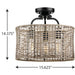 Lavelle Semi-Flush Conv-Semi-Flush Mts.-Progress Lighting-Lighting Design Store