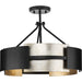 Lowery Semi Flush Mount-Semi-Flush Mts.-Progress Lighting-Lighting Design Store