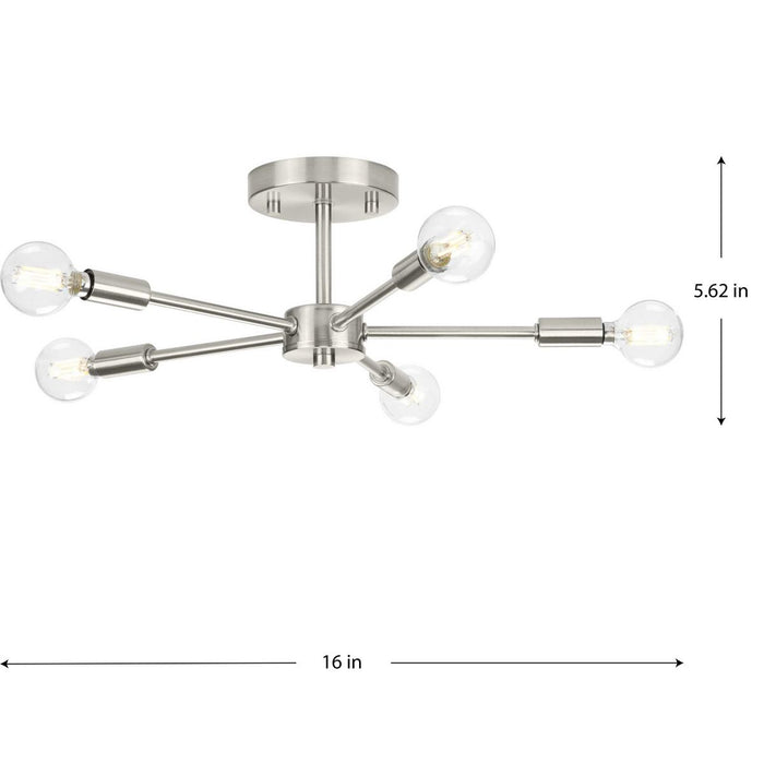 Delayne Semi-Flush Mount-Semi-Flush Mts.-Progress Lighting-Lighting Design Store