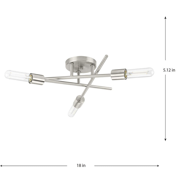 Astra Semi Flush Mount-Semi-Flush Mts.-Progress Lighting-Lighting Design Store