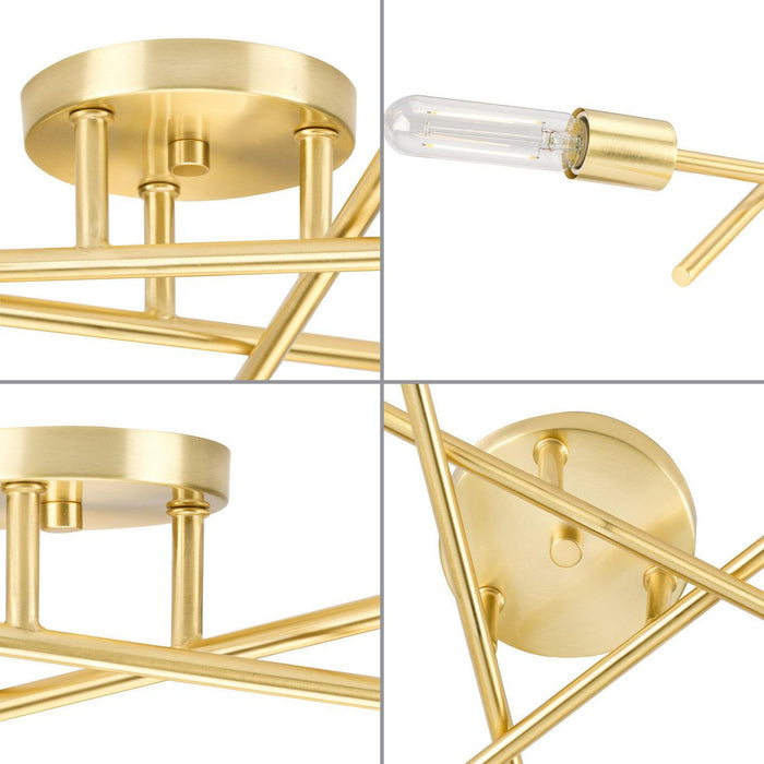 Astra Semi Flush Mount-Semi-Flush Mts.-Progress Lighting-Lighting Design Store