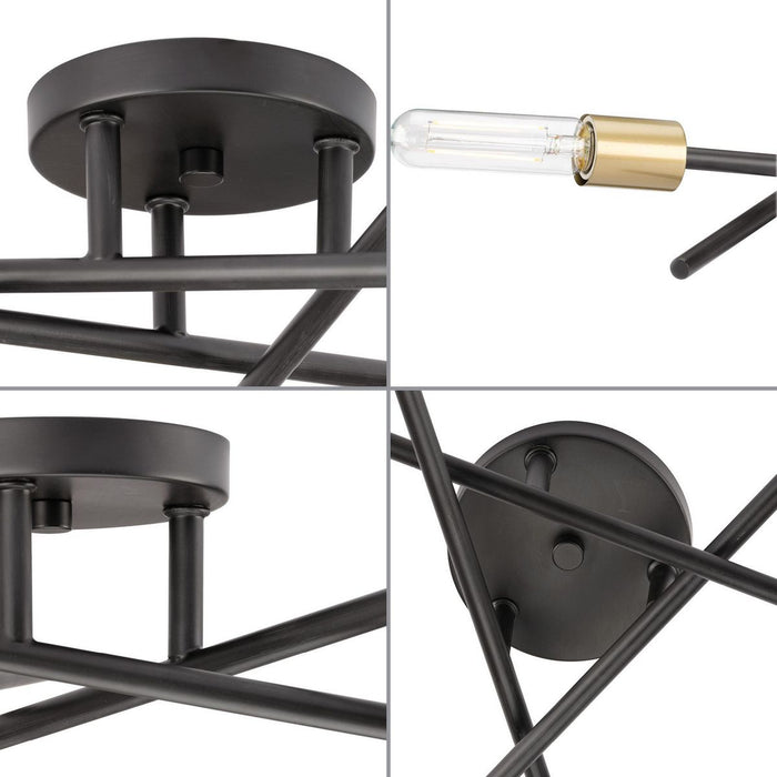 Astra Semi Flush Mount-Semi-Flush Mts.-Progress Lighting-Lighting Design Store