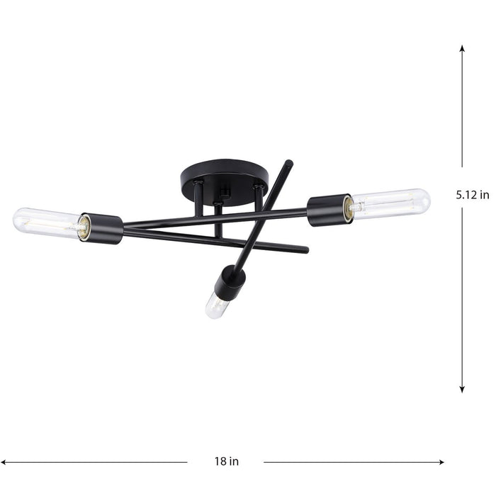 Astra Semi Flush Mount-Semi-Flush Mts.-Progress Lighting-Lighting Design Store