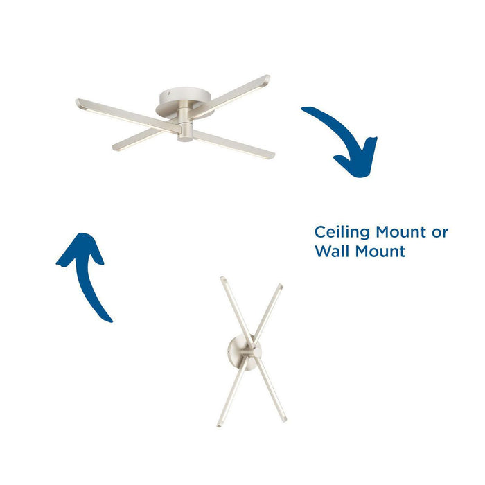 Pivot LED Ceiling Or Wall Mount-Semi-Flush Mts.-Progress Lighting-Lighting Design Store