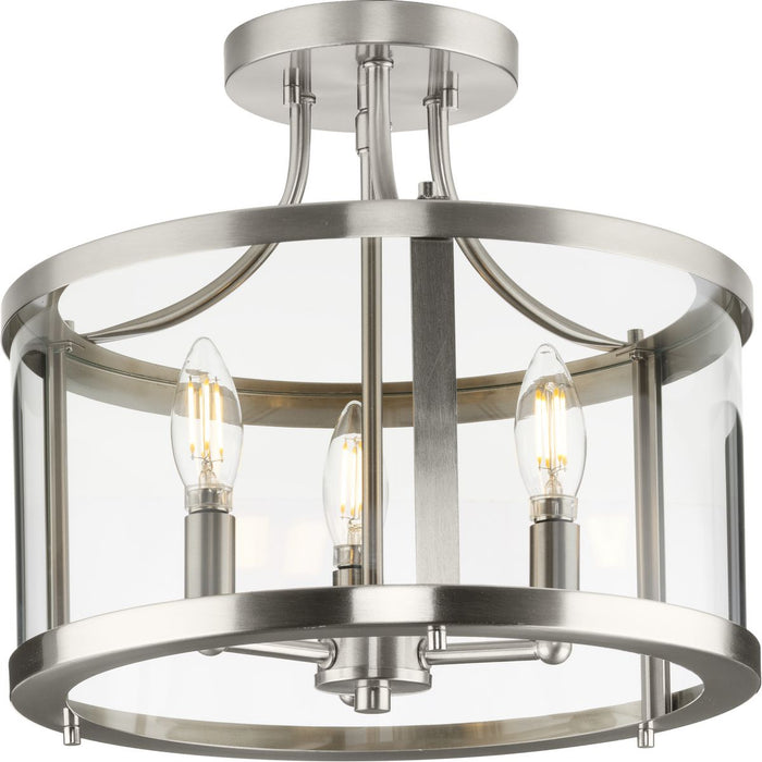 Gilliam Semi Flush Mount-Semi-Flush Mts.-Progress Lighting-Lighting Design Store