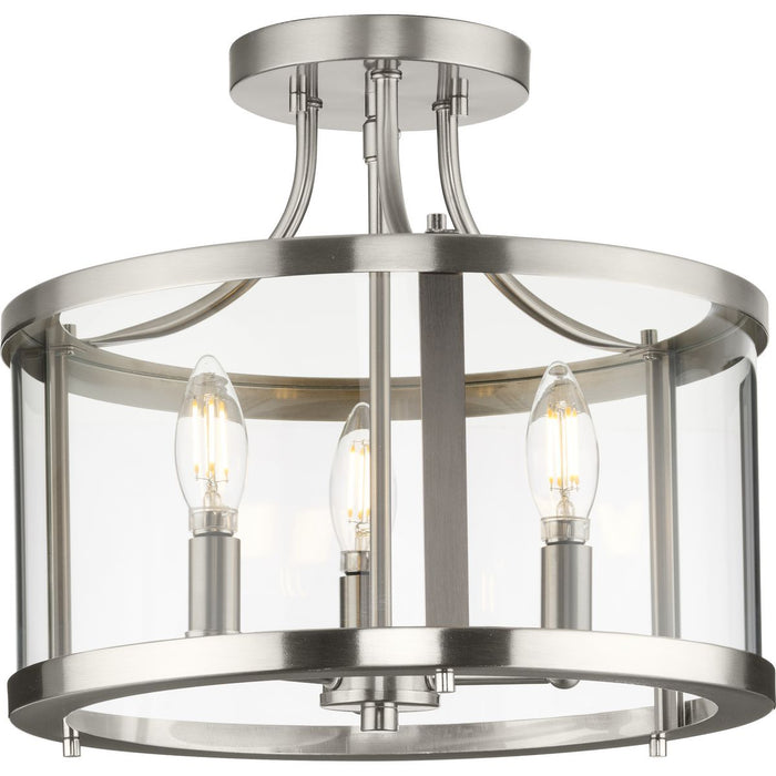 Gilliam Semi Flush Mount-Semi-Flush Mts.-Progress Lighting-Lighting Design Store