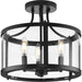 Gilliam Semi Flush Mount-Semi-Flush Mts.-Progress Lighting-Lighting Design Store