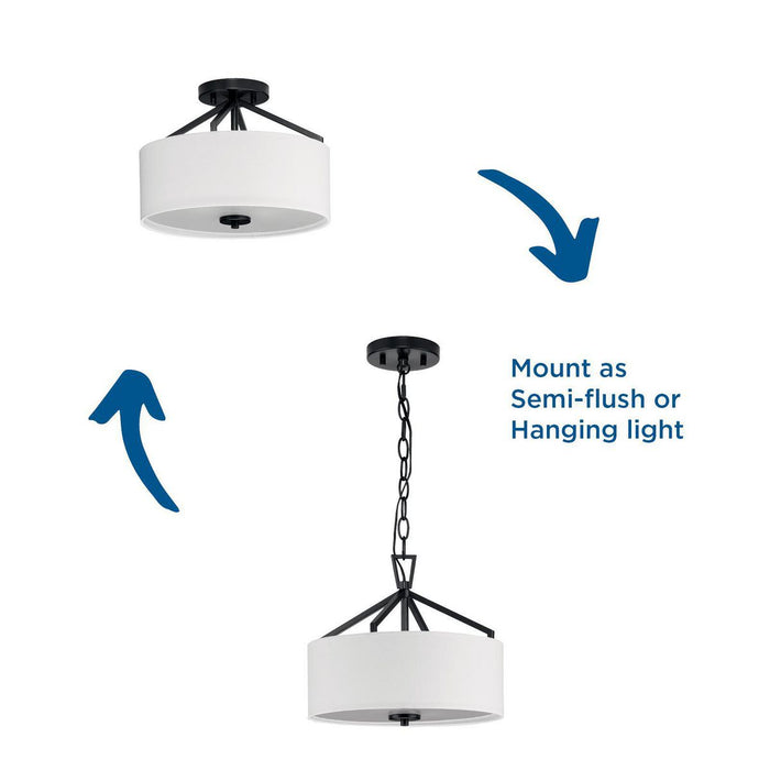 Goodwin Semi Flush Mount-Semi-Flush Mts.-Progress Lighting-Lighting Design Store