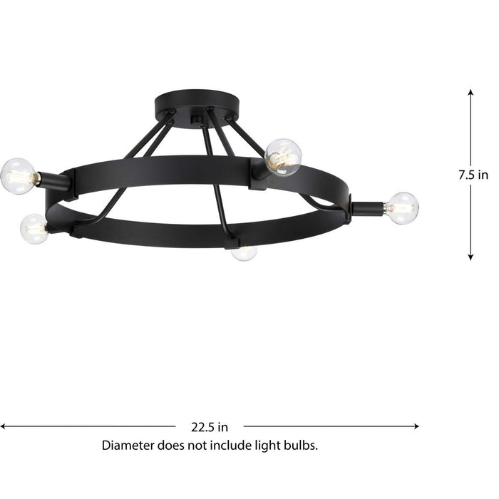 Breckenridge Semi Flush Mount-Semi-Flush Mts.-Progress Lighting-Lighting Design Store