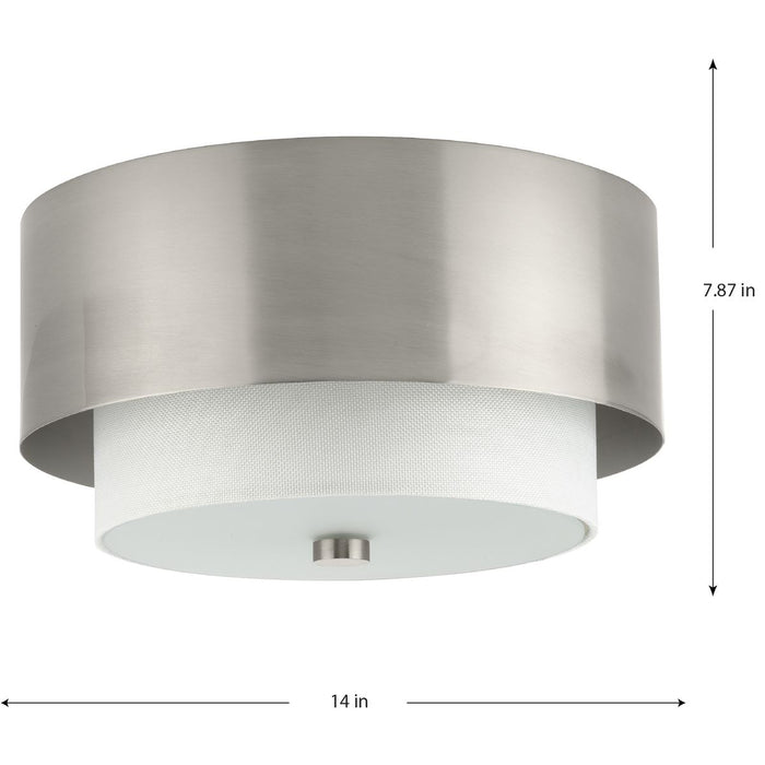 Silva Flush Mount-Flush Mounts-Progress Lighting-Lighting Design Store