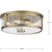 Gilliam Flush Mount-Flush Mounts-Progress Lighting-Lighting Design Store