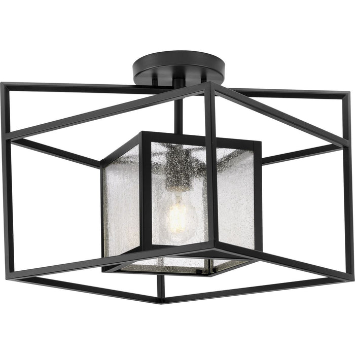 Navarre Outdoor Semi Flush Mount-Semi-Flush Mts.-Progress Lighting-Lighting Design Store