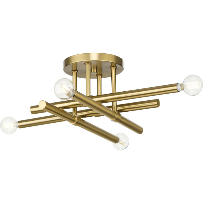 Arya Semi Flush Mount-Semi-Flush Mts.-Progress Lighting-Lighting Design Store