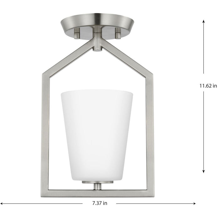 Vertex Semi Flush Mount-Semi-Flush Mts.-Progress Lighting-Lighting Design Store