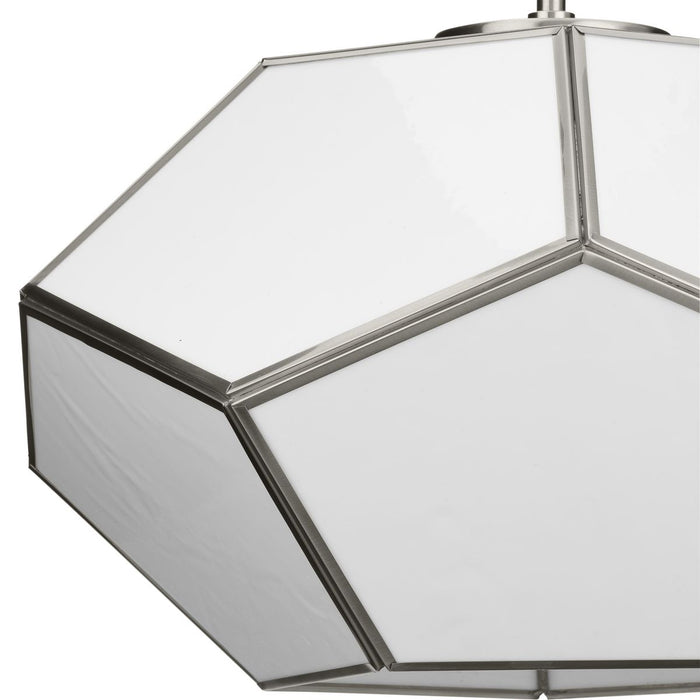 Latham Three Light Flush Mount-Semi-Flush Mts.-Progress Lighting-Lighting Design Store