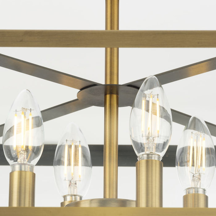 Hillcrest Four Light Semi-Flush Mount-Semi-Flush Mts.-Progress Lighting-Lighting Design Store