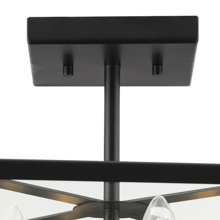 Hillcrest Four Light Semi-Flush Mount-Semi-Flush Mts.-Progress Lighting-Lighting Design Store