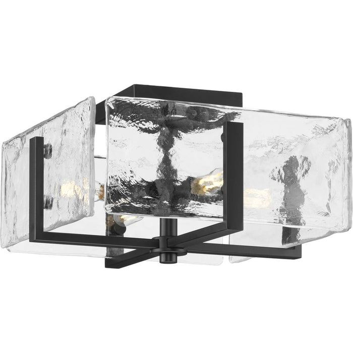 Rivera Four Light Flush Mount-Semi-Flush Mts.-Progress Lighting-Lighting Design Store