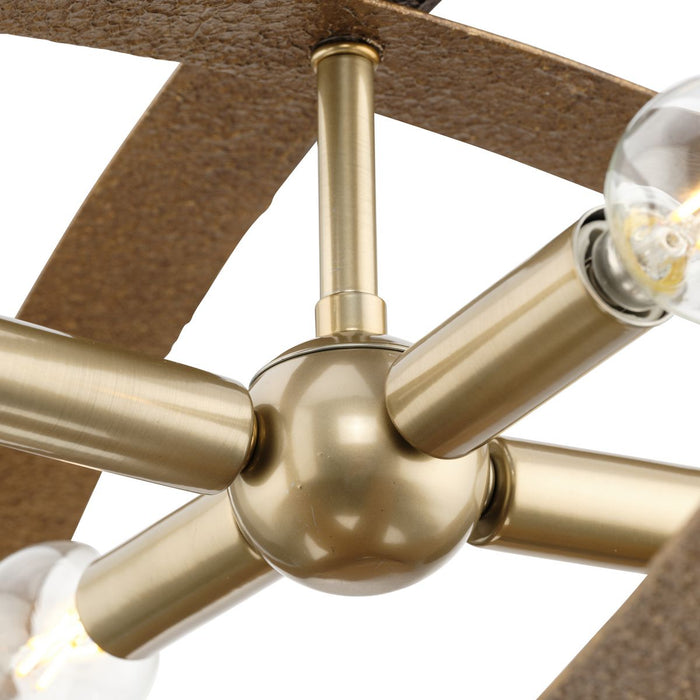 Allegheny Four Light Semi-Flush Mount-Semi-Flush Mts.-Progress Lighting-Lighting Design Store