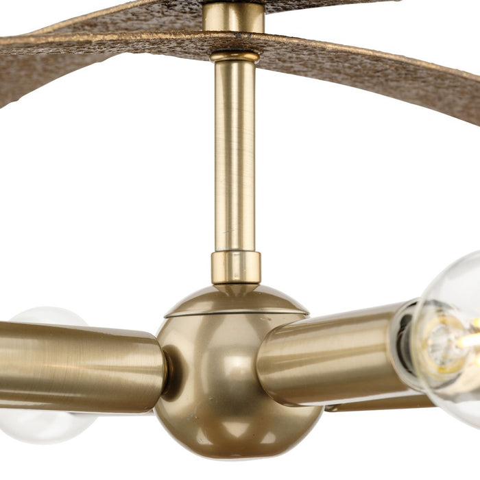 Allegheny Four Light Semi-Flush Mount-Semi-Flush Mts.-Progress Lighting-Lighting Design Store