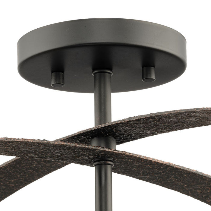 Allegheny Four Light Semi-Flush Mount-Semi-Flush Mts.-Progress Lighting-Lighting Design Store