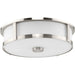 Gilliam Three Light Flushmount-Flush Mounts-Progress Lighting-Lighting Design Store