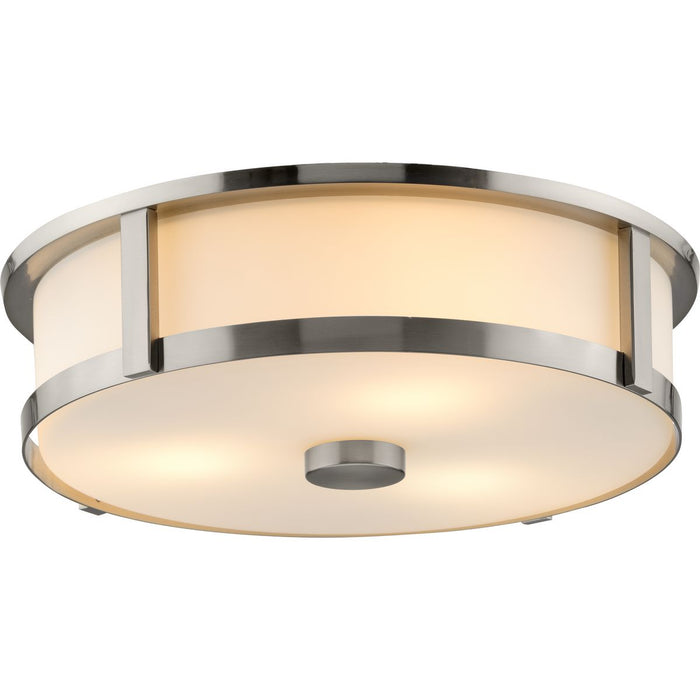 Gilliam Three Light Flushmount-Flush Mounts-Progress Lighting-Lighting Design Store