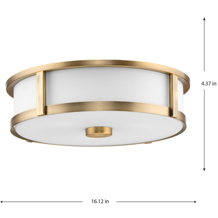 Gilliam Three Light Flushmount-Flush Mounts-Progress Lighting-Lighting Design Store