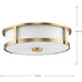 Gilliam Three Light Flushmount-Flush Mounts-Progress Lighting-Lighting Design Store