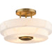 Tosca Three Light Semi-Flush Mount-Semi-Flush Mts.-Progress Lighting-Lighting Design Store