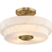 Tosca Three Light Semi-Flush Mount-Semi-Flush Mts.-Progress Lighting-Lighting Design Store