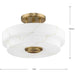 Tosca Three Light Semi-Flush Mount-Semi-Flush Mts.-Progress Lighting-Lighting Design Store