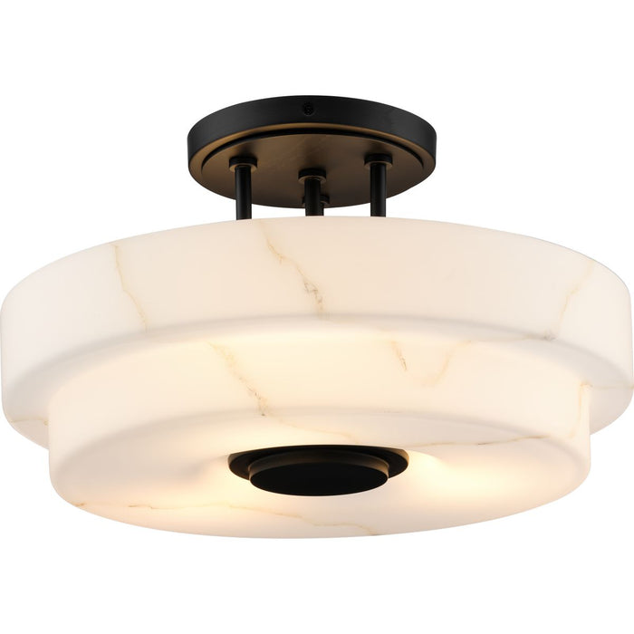 Tosca Three Light Semi-Flush Mount-Semi-Flush Mts.-Progress Lighting-Lighting Design Store