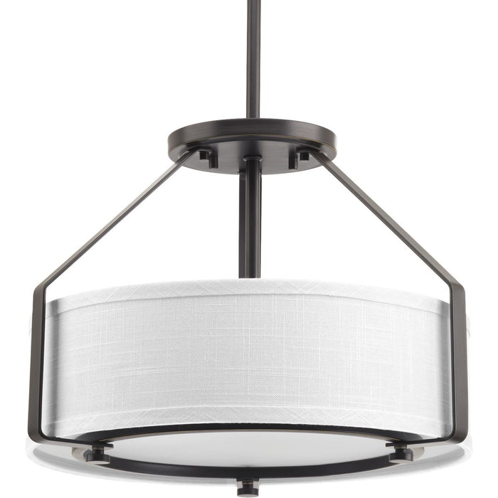 Ratio Semi-Flush Mount-Pendants-Progress Lighting-Lighting Design Store