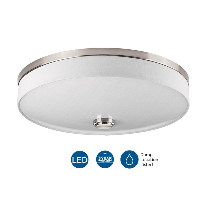Weaver LED Flush Mount-Flush Mounts-Progress Lighting-Lighting Design Store