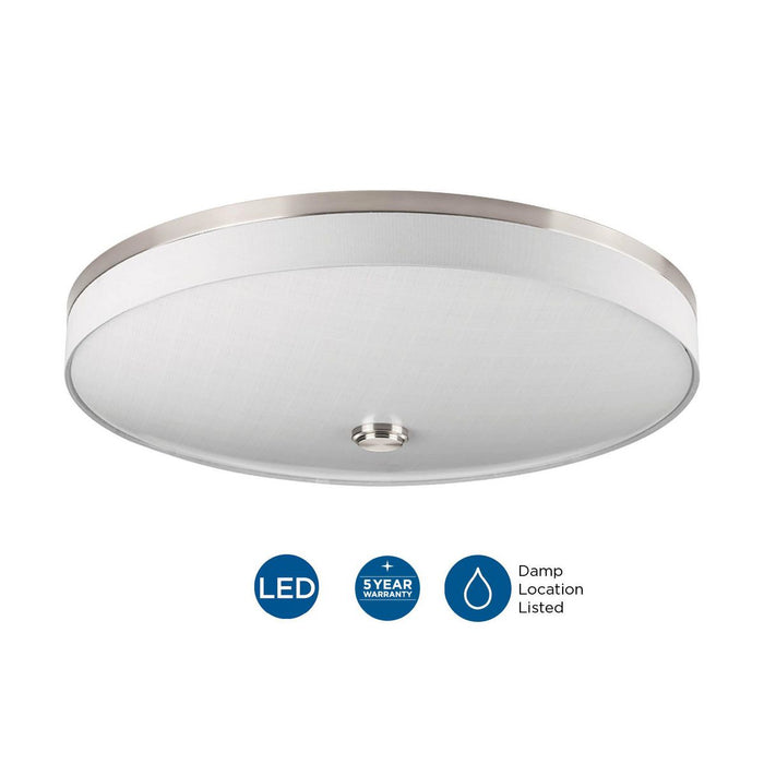 Weaver LED Flush Mount-Flush Mounts-Progress Lighting-Lighting Design Store