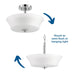 Cascadia Semi-Flush Convertible-Semi-Flush Mts.-Progress Lighting-Lighting Design Store