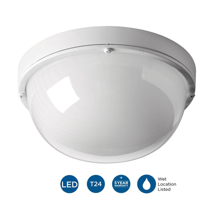 Bulkheads LED Flush Mount-Exterior-Progress Lighting-Lighting Design Store
