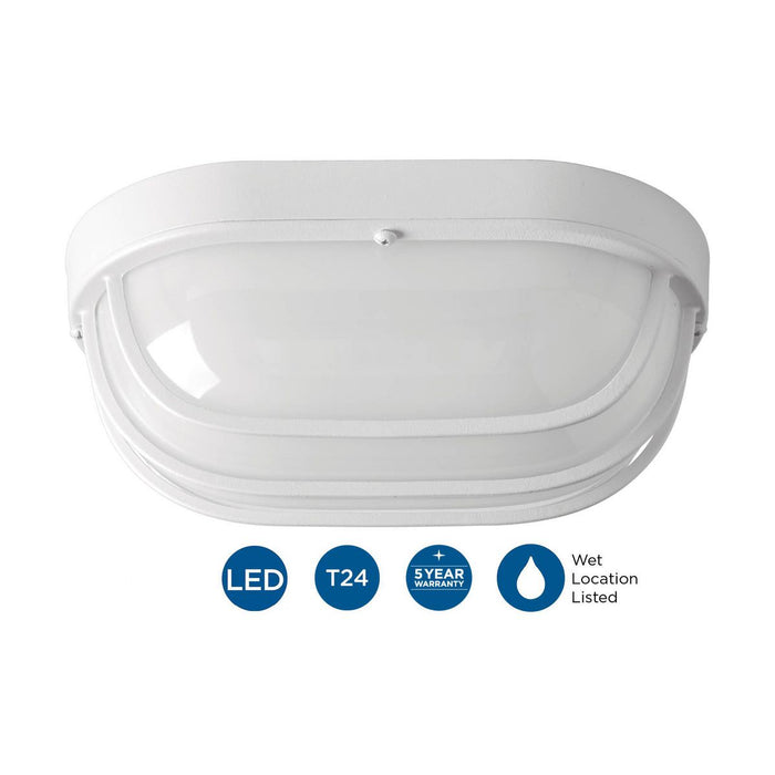 Bulkheads LED Flush Mount-Exterior-Progress Lighting-Lighting Design Store