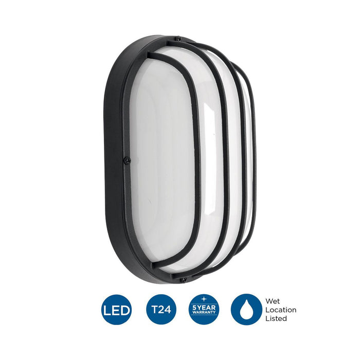 Bulkheads LED Flush Mount-Exterior-Progress Lighting-Lighting Design Store