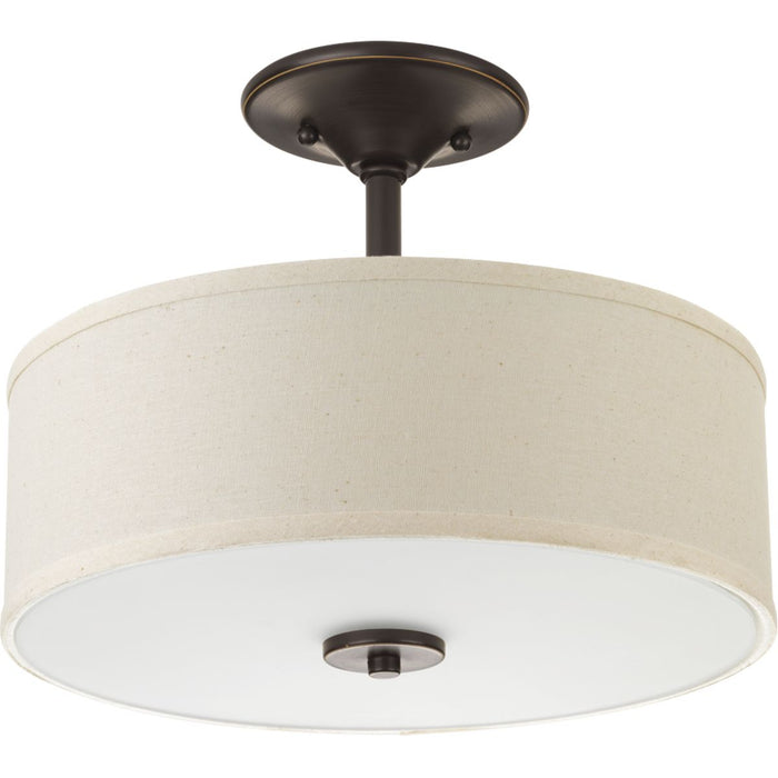 Inspire LED Semi-Flush Mount-Semi-Flush Mts.-Progress Lighting-Lighting Design Store