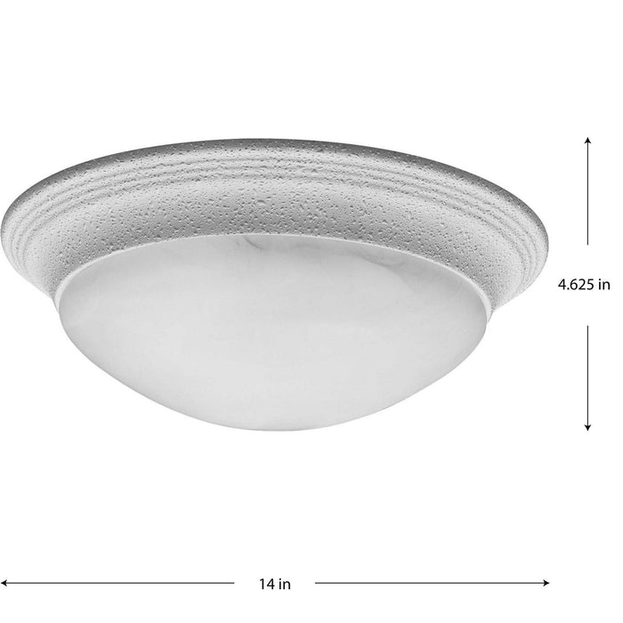 Alabaster Glass Flush Mount-Flush Mounts-Progress Lighting-Lighting Design Store