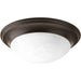 Alabaster Glass Flush Mount-Flush Mounts-Progress Lighting-Lighting Design Store