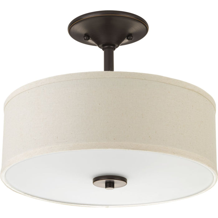 Inspire Semi-Flush Mount-Flush Mounts-Progress Lighting-Lighting Design Store